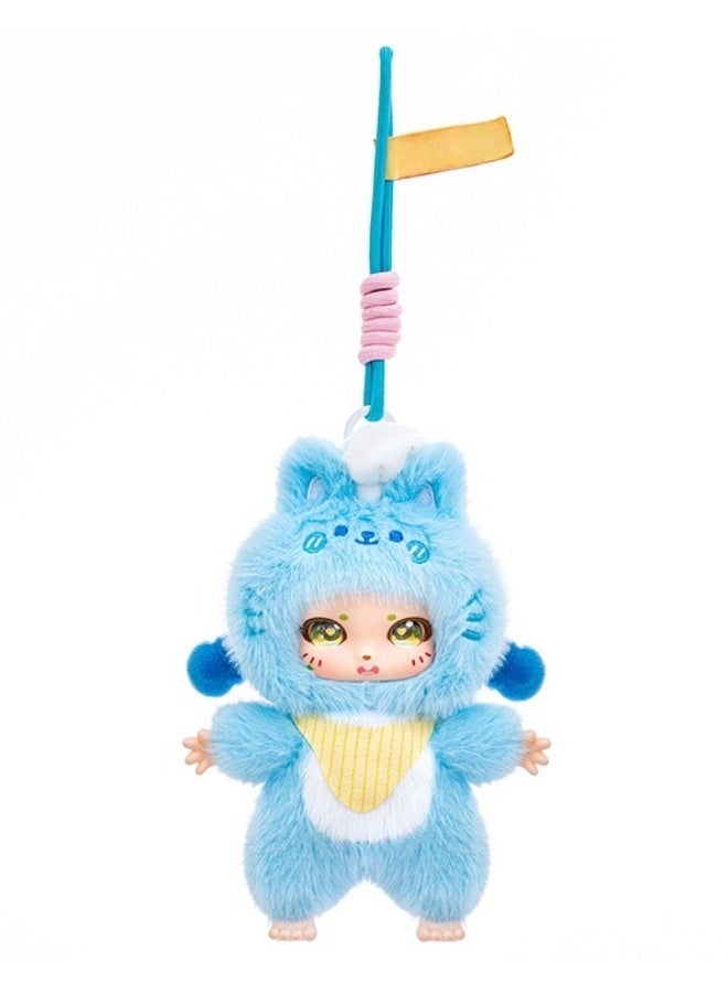 Dreamer Bag Pendant,  Series Vinyl Plush Toy, Doll Height 15 cm (Blue - Adventure） - Image 2