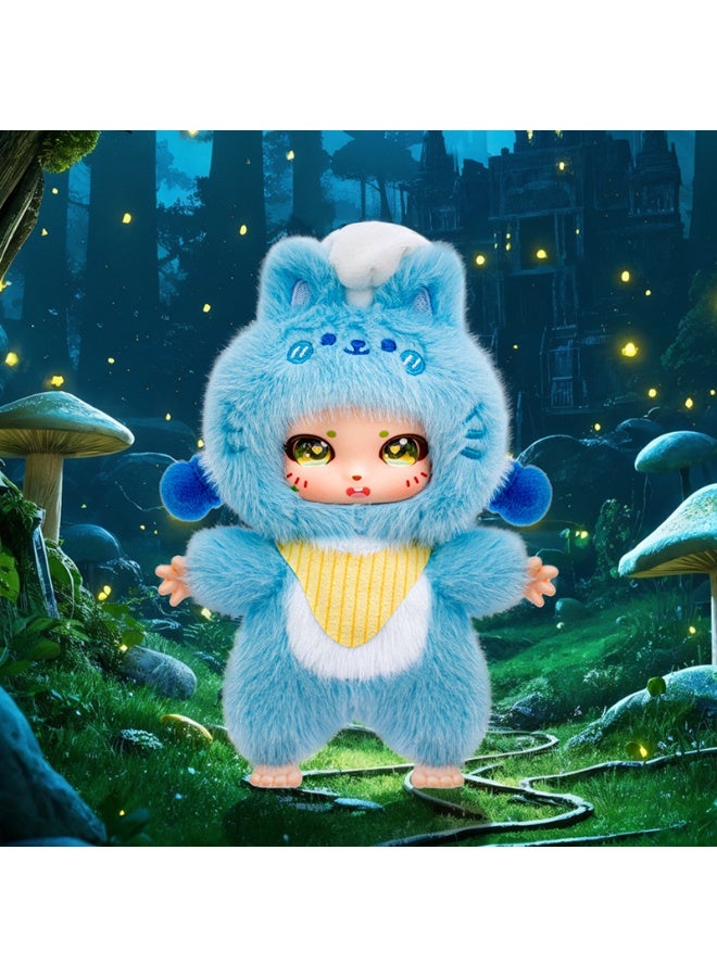 Dreamer Bag Pendant,  Series Vinyl Plush Toy, Doll Height 15 cm (Blue - Adventure） - Image 1