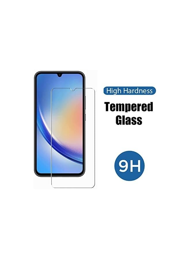PROMASS [3 Pack] Tempered Glass for Samsung Galaxy A34 5G Screen Protector,9H Hardness High Definition Clear Scratch Resistant Bubble Free Anti-Fingerprints - Image 3