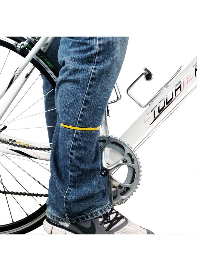 M-Wave - Reflective Steel Trouser Bands Neon Yellow - Image 1