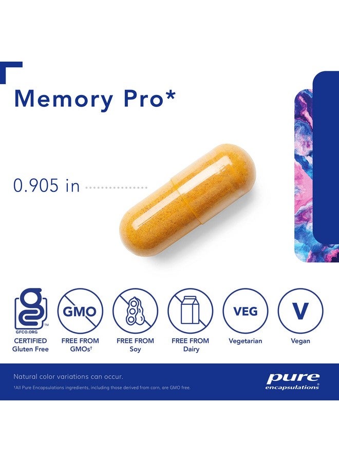 Pure Encapsulations Memory Pro | Comprehensive Memory Support Formula | 90 Capsules - Image 2
