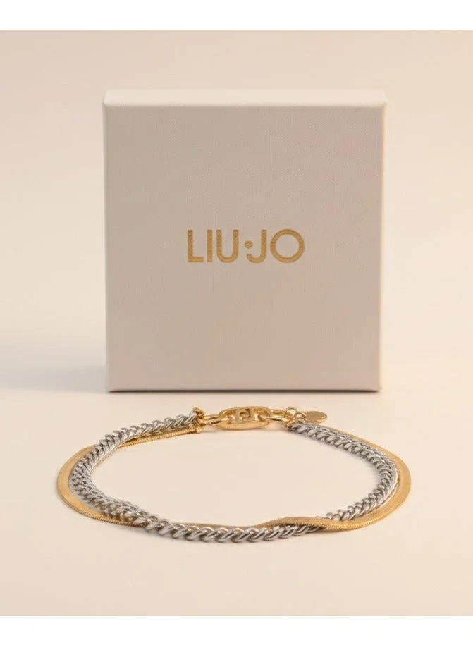 Liu Jo  Liu Jo Vera Dualtone Bracelet - LJ2780 for Women | Best Price UAE