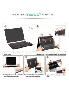 Generic ProCase MacBook Pro 14.2 Inch Case 2021 Release A2442 with M1 Pro Max Chip Matte Forsted Translucent Hard Shell Cases Shockproof Protective Cover for 14.2 Inch MacBook Pro 2021 with Touch ID Black  - Image 4
