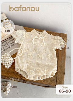 Bafanou Bafanou Summer 0-24M Newborn Boy Fashion Playsuit Infant girls short sleeve Romper  - Image 1