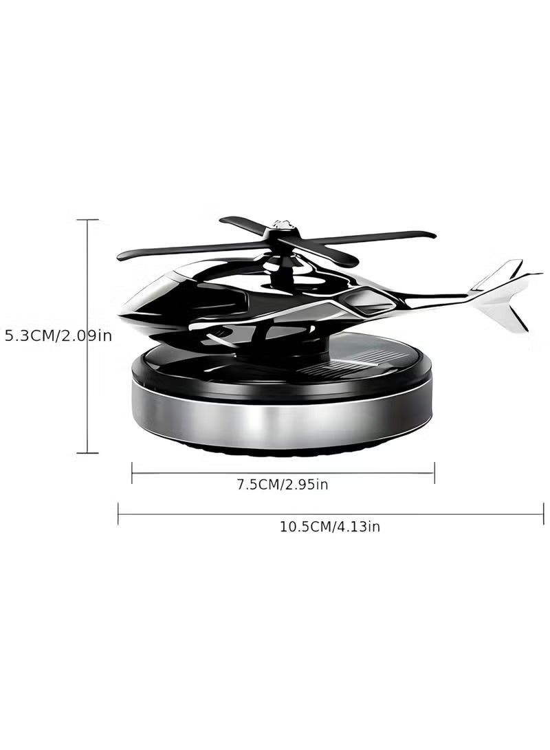 SENOROVA Solar-Powered Helicopter Car Air Freshener - Premium Rotating Aromatherapy Diffuser for Cars, Homes & Offices - Image 3