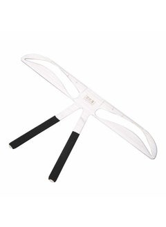 Salmue Eyebrow Ruler, 8 Types Eyebrow Stencil Positioning Tattoo Eyebrow Ruler Makeup Tool Balance Extension Ruler Shape Stencil for DIY or professional Permanent Makeup Gold Ratio Eyebrow Makeup(7#)  - Image 3