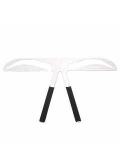 Salmue Eyebrow Ruler, 8 Types Eyebrow Stencil Positioning Tattoo Eyebrow Ruler Makeup Tool Balance Extension Ruler Shape Stencil for DIY or professional Permanent Makeup Gold Ratio Eyebrow Makeup(7#)  - Image 5