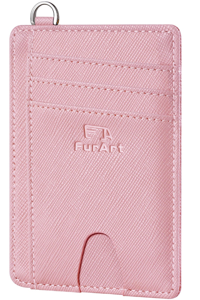 FurArt محفظة FurArt نحيفة وعصرية، محفظات جيب أمامية، مانعة لتقنية RFID، حامل بطاقات ائتمان للرجال والنساء - Image 1