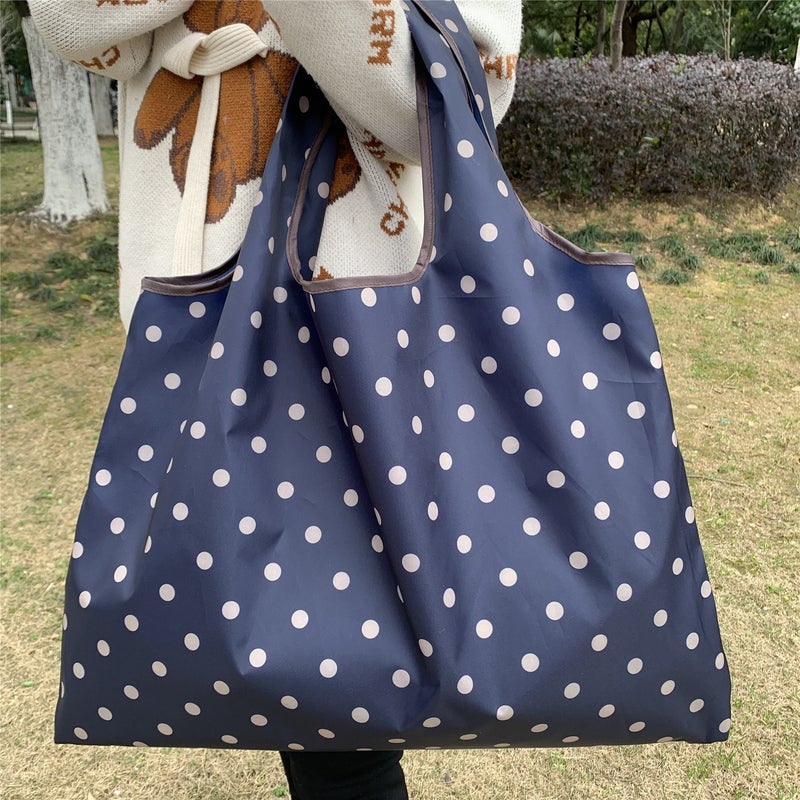 Japanese Cartoon Foldable Environmental Protection Bag Oxford Cloth Environmental Protection Shopping Bag Portable Storage Bag Large Supermarket Shopping Bag - Image 1