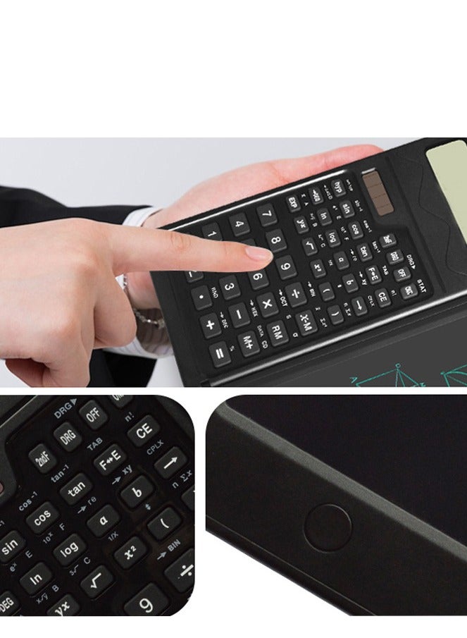 Generic S3 intelligent folding portable scientific function counter, accounting student specific solar handwriting board calculator - Image 3