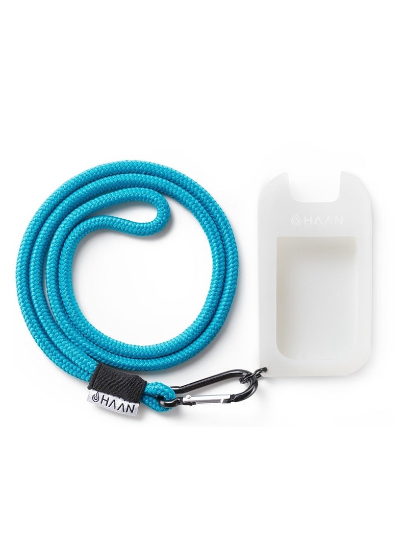 Haan Case and Lanyard for Hand Sanitizers Blue 1unit - Image 1