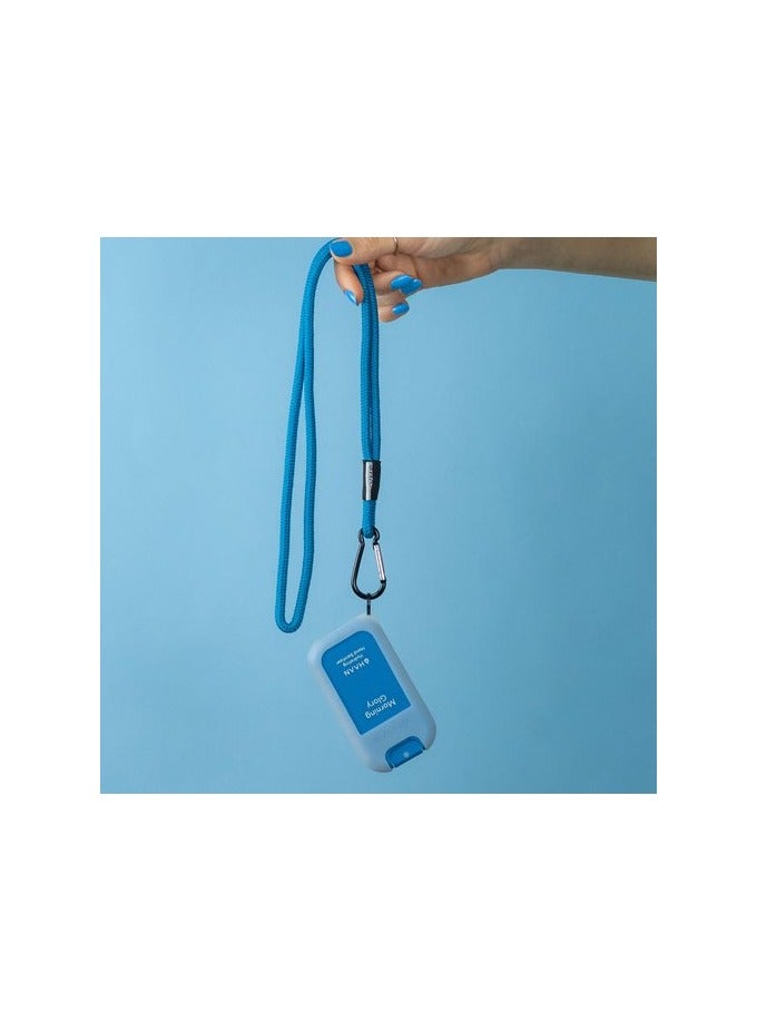 Haan Case and Lanyard for Hand Sanitizers Blue 1unit - Image 4