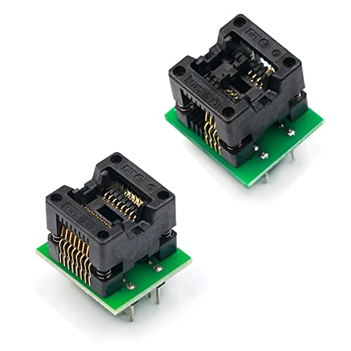 tingbowie SOP8 to DIP8,SOP16 to DIP16 IC Programmer Socket Converter Adapter Module 2PCS(SOP8 200mil+SOP16 150mil) Wide Body Narrow Body - Image 1