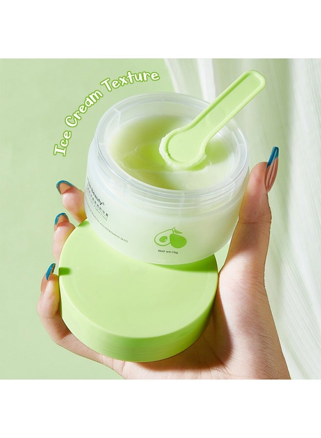 Kiss Beauty Avocado Purifying-Cleansing Balm Makeup Remover, Balm to Oil, Double Cleanse, Acne Face Wash 75g - Image 2