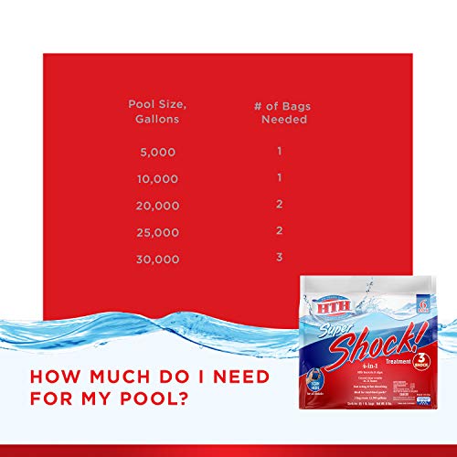 HTH 52023 Super Shock Treatment Swimming Pool Chlorine Cleaner, 1 lb (Pack of 6) - Image 5