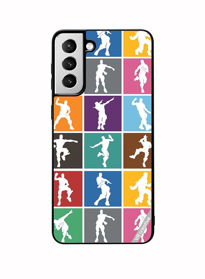VR CREATIVE Protective Case Cover For Samsung Galaxy S22 Plus 5G Fortnite Dance Design Multicolour - Image 1