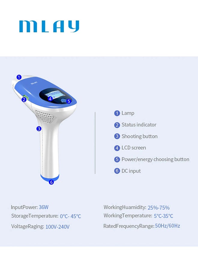 MLAY 3-in-1 Home Laser Hair Removal Device - Image 3