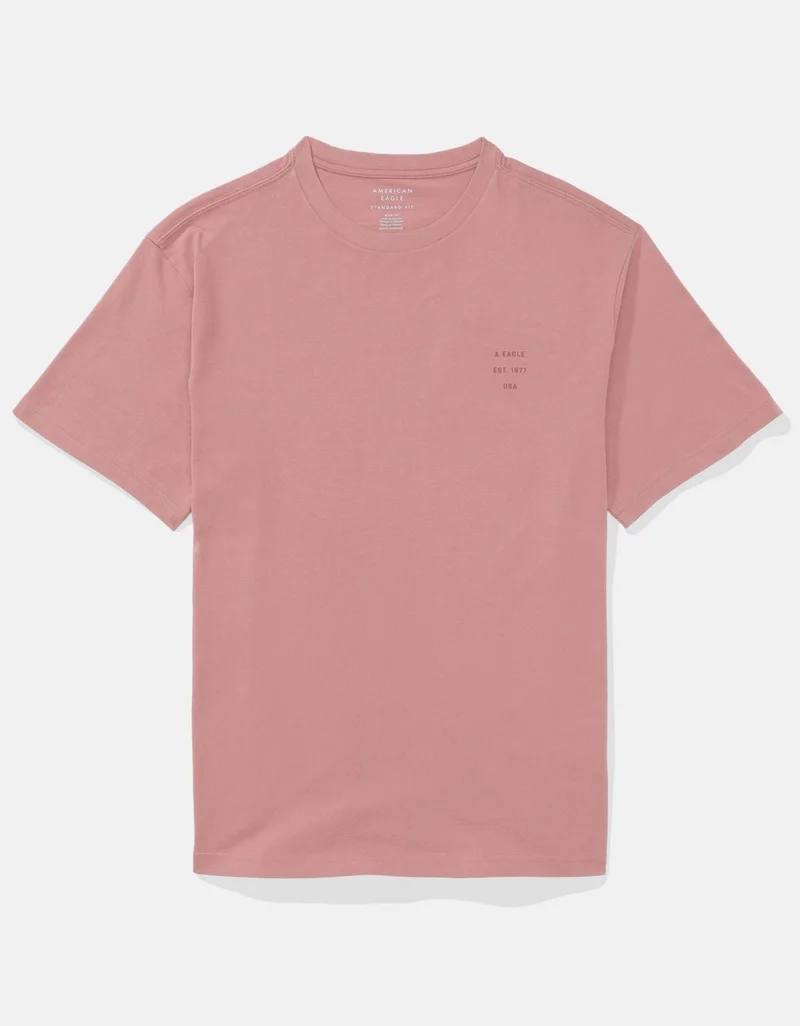 American Eagle  Elevated Logo Graphic T-Shirt for Men | Best Price UAE