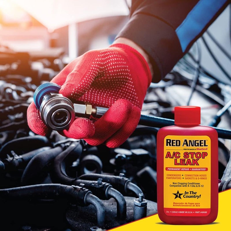 BlueDevil Products Red Angel A/C Stop Leak - 2 Ounce - Image 2
