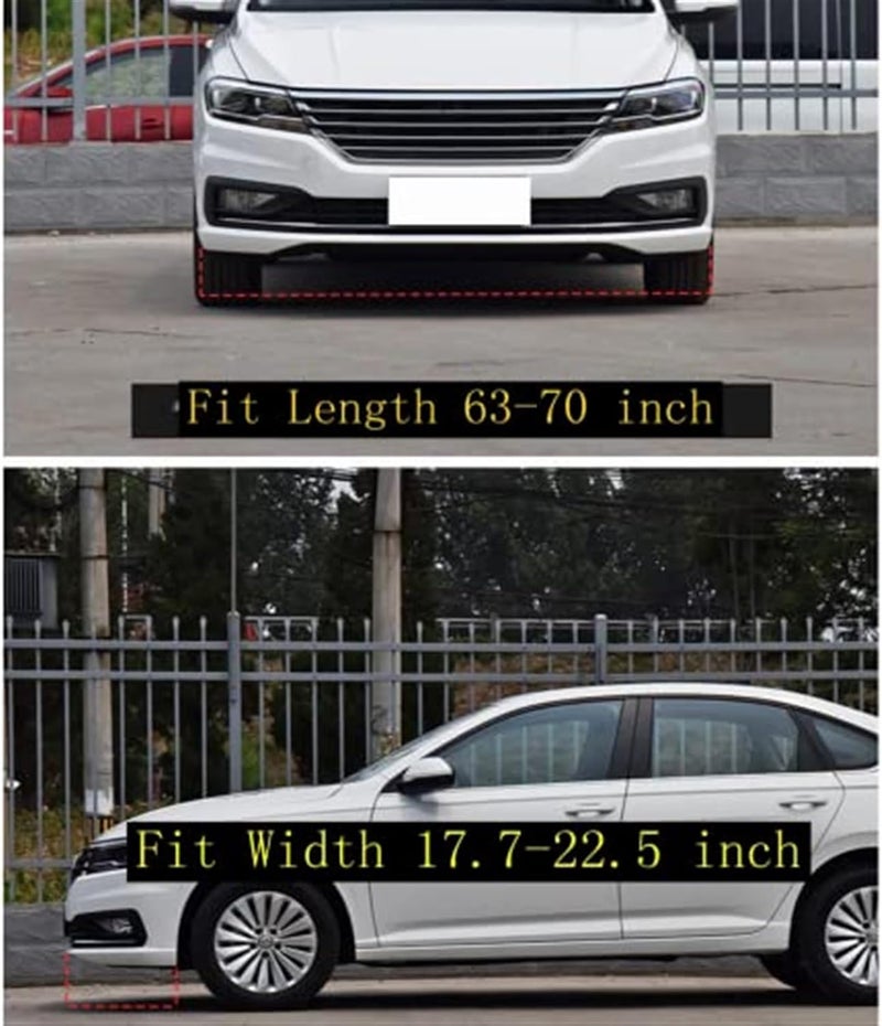 QASULER Front Bumper Lip Spoiler for Nissan Sentra - Image 3