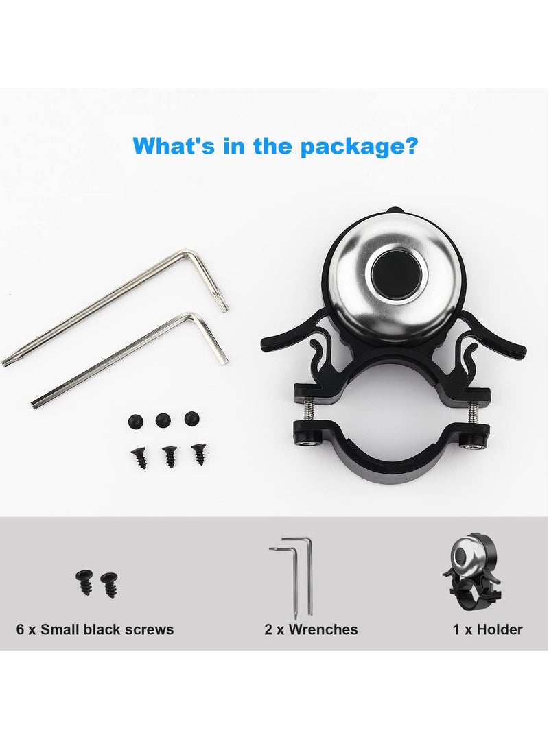 Excefore Bicycle Bell for Apple AirTag, Hidden Holder, Anti-Theft Device Waterproof Mount, Fits Bikes, Easy Installation, Bike Accessories - Image 2