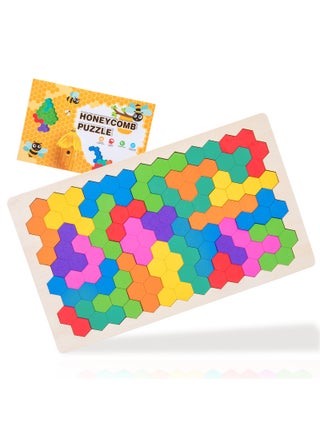 Hexagonal Wooden Puzzle Block Set for Kids Rectangular honeycomb puzzle - pzsku/ZA44412FEA13868A1B7E1Z/45/1746214632/8d633dc4-6736-48eb-bb41-74ec3760037e