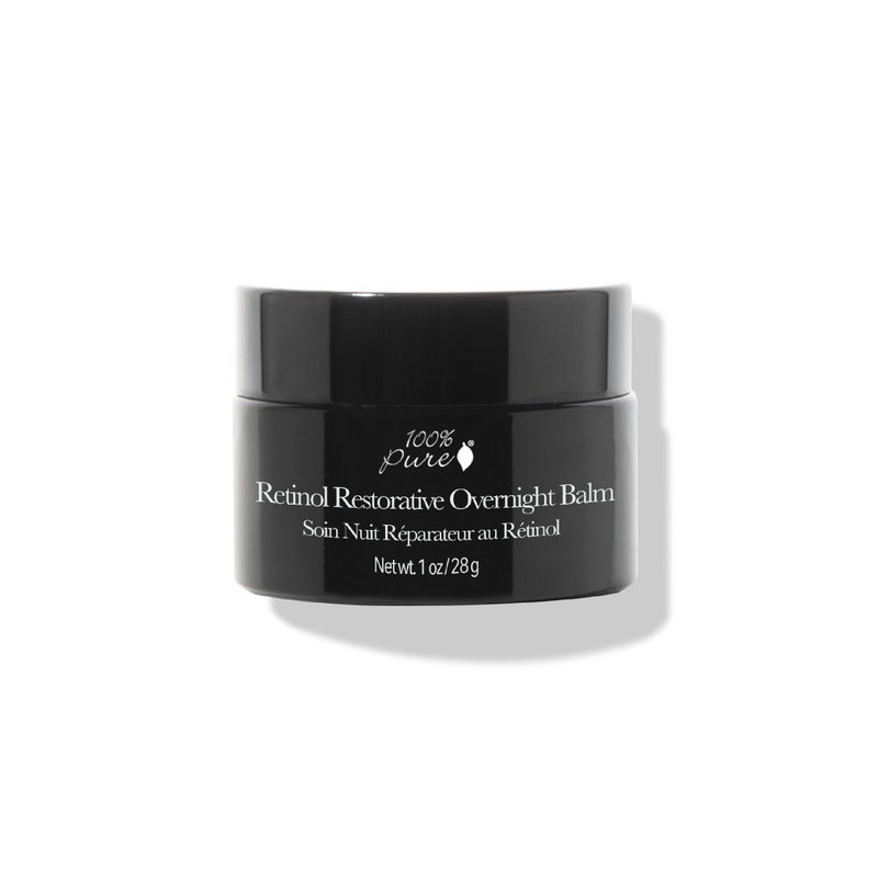 100 % Pure 100% PURE Retinol Restorative Balm Potent Anti-Aging Facial Night Cream - Quench Thirsty Dry Skin Overnight Moisturizing Face Hydration & Skincare for Baby Soft, Even Skin Tone - Vegan - 1 oz - Image 1
