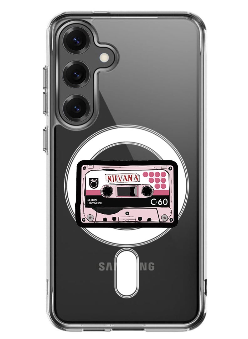 Theodor Magnetic Case for Samsung Galaxy S25 6.2-inch Compatible with MagSafe Wireless Charging, Shockproof Phone Bumper Cover Nirvana (2)  - Image 1