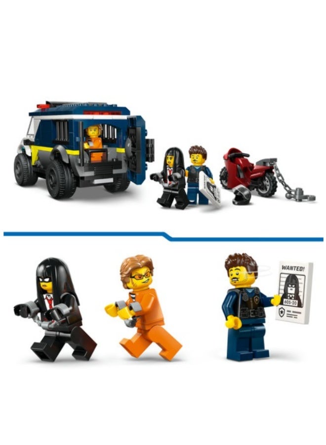 LEGO City Police Prisoner Transport Van Building Set - Image 4
