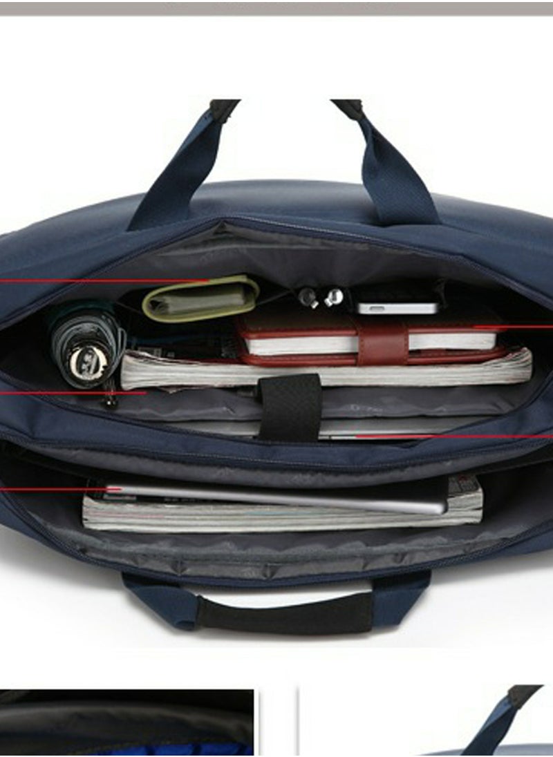 CoolBELL - Multi-Functional Laptop Bag Briefcase Blue - Image 1