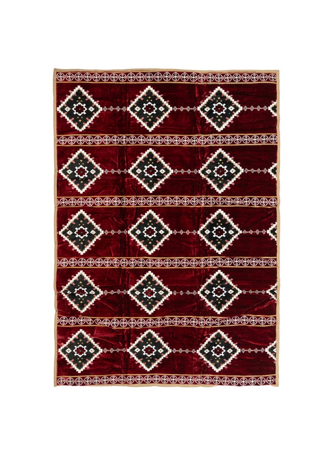 AL SANIDI Outdoor mat for camping , Heritage mat, WoodyxOud, 140x200 Cm  - Image 1