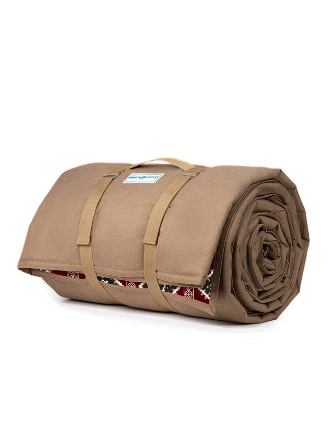 AL SANIDI Outdoor mat for camping , Heritage mat, WoodyxOud, 140x200 Cm  - Image 5