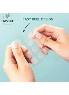 Skinside Acne Pimple Patches For Face Pimples | Hydrocolloid Facial Spot Patches With 0.5% Salicylic Acid For Pimple Healing | Invisible Waterproof Absorbs Excess Oil & Pimple Overnight (36 Patches)  - Image 5