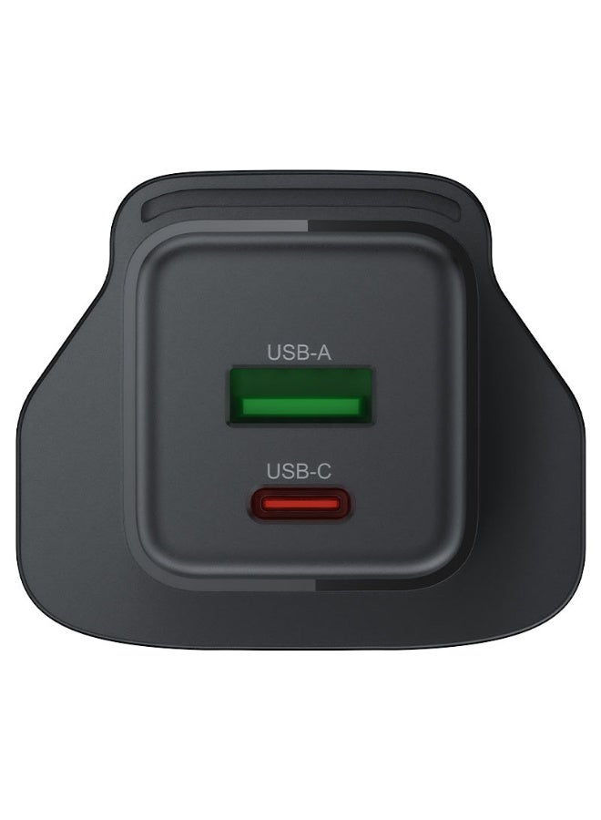 AceFast Fast Charge Wall Charger A126 PD20W GaN (1xUSB-A+1xUSB-C) UK - Image 2