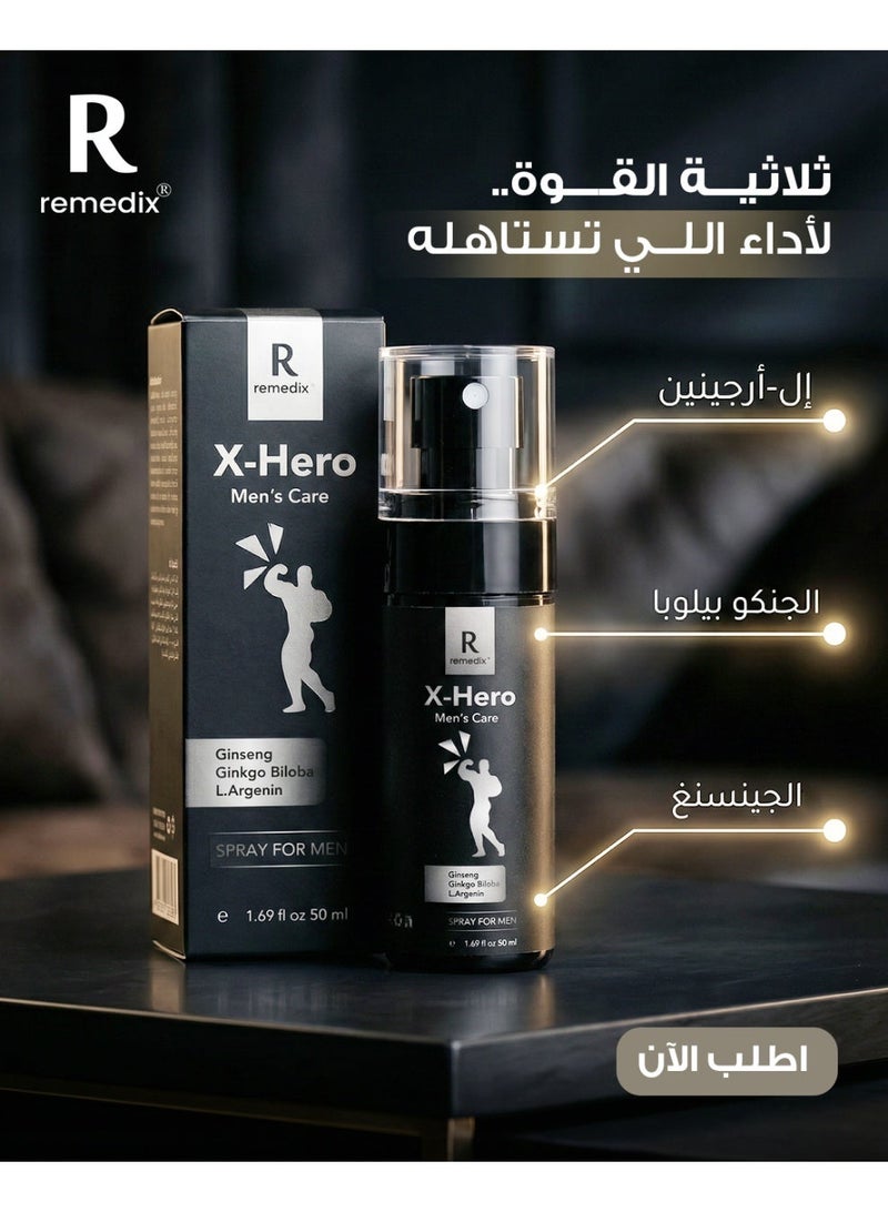 Remedix X-Hero Spray For men 50 ml - Image 2