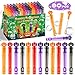 AuroTops Halloween Mini Bubble Wands Halloween Party Favors for Kids Mini Bubble Wands for Trick or Treat Goodie Bags Halloween Toys Gifts for Kids Adults 80PCS 4 Colors - Image 3