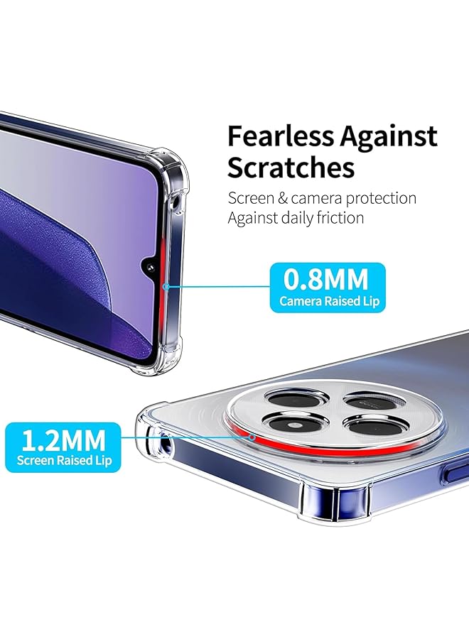 إيروريكس جراب متوافق مع هاتف Xiaomi Redmi 14C، جراب شفاف مقاوم للخدش وممتص للصدمات لهاتف Xiaomi Redmi 14C، جراب شفاف عالي الدقة من مادة TPU بفتحات دقيقة وغطاء شفاف ملائم بشكل نحيف مقاس 6.88 بوصة من مادة TPU - Image 3