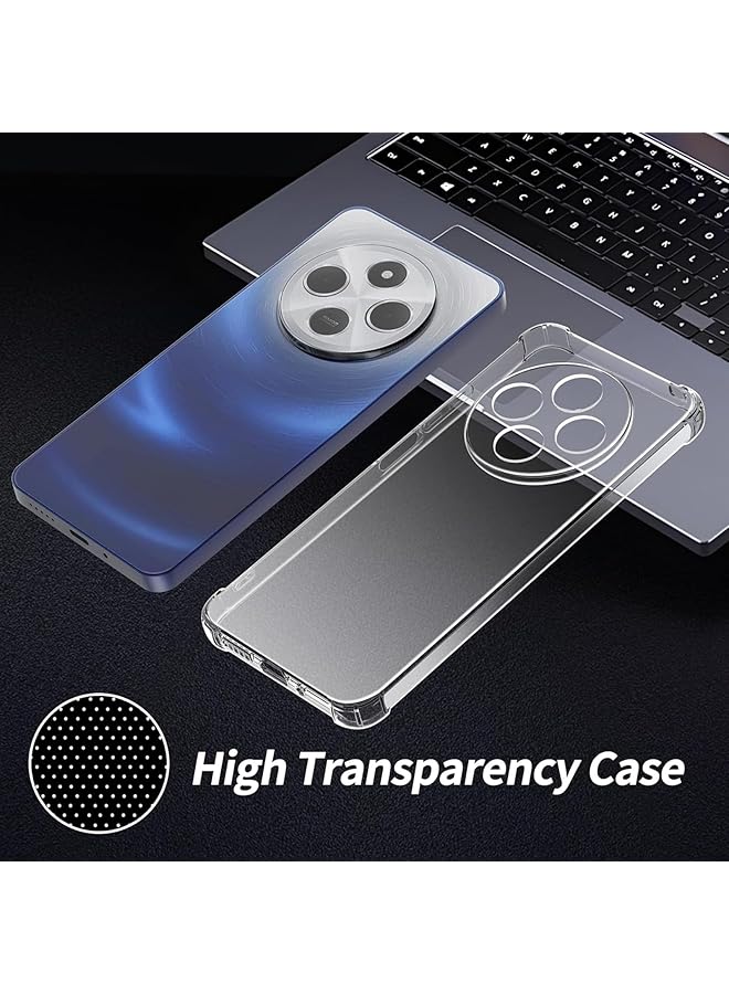 إيروريكس جراب متوافق مع هاتف Xiaomi Redmi 14C، جراب شفاف مقاوم للخدش وممتص للصدمات لهاتف Xiaomi Redmi 14C، جراب شفاف عالي الدقة من مادة TPU بفتحات دقيقة وغطاء شفاف ملائم بشكل نحيف مقاس 6.88 بوصة من مادة TPU - Image 5