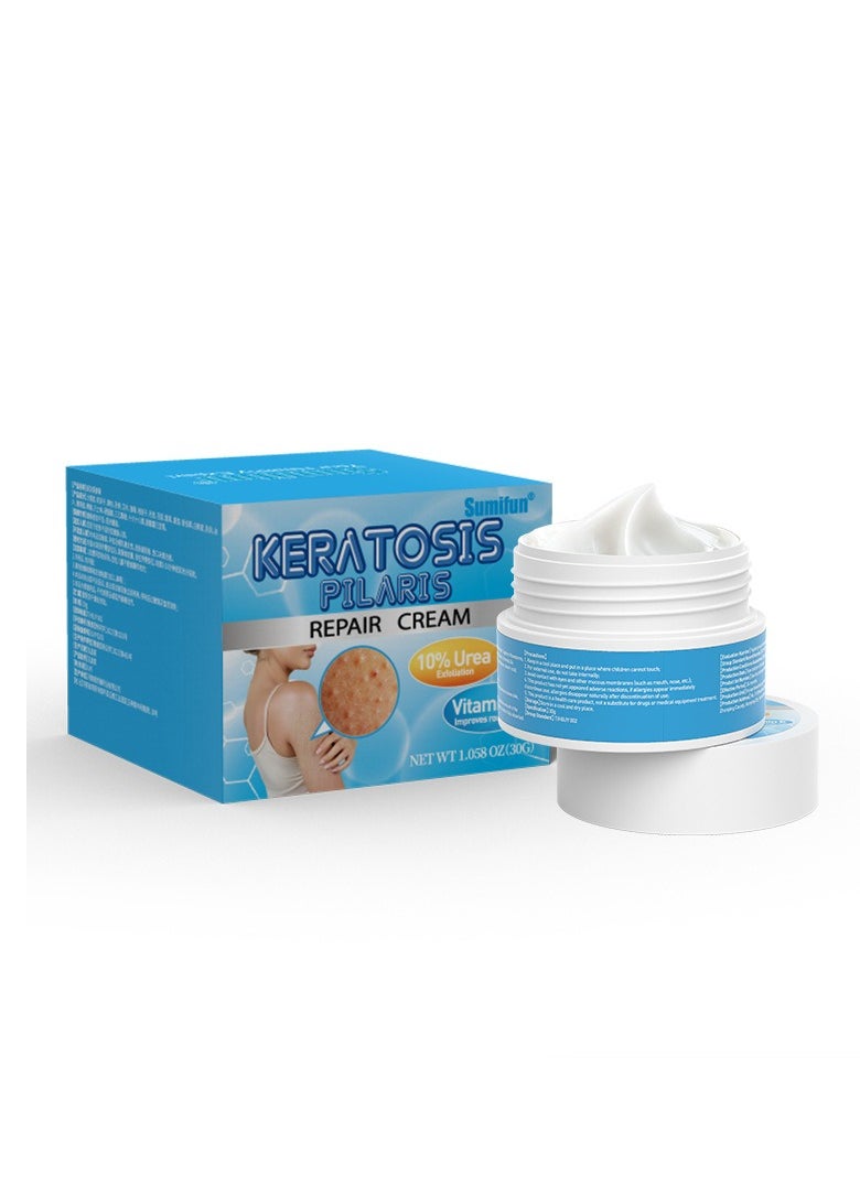 Keratosis Pilaris Repair Cream,Vitamin E cream, urea to remove dead skin cells 30g