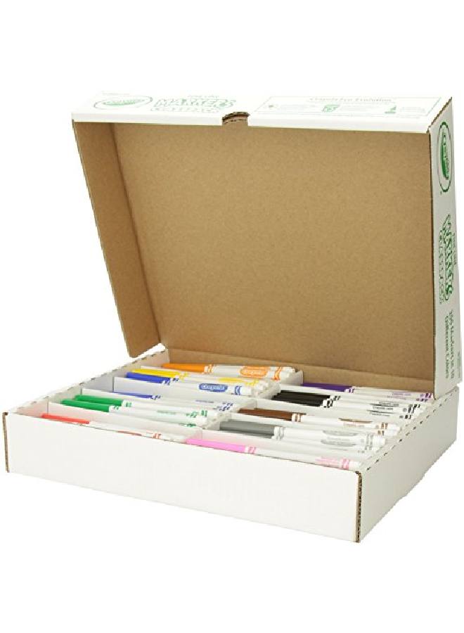Crayola Fine Line Markers Back To School Supplies Classpack 10 Assorted Colors 200 Count - Image 5