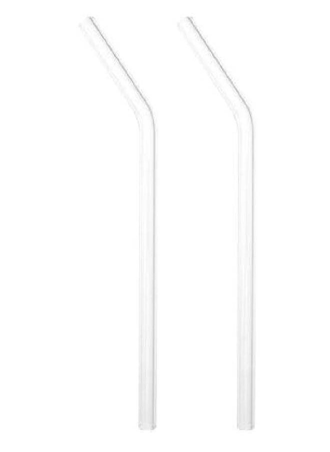 Generic Glass Straws Reusable Drinking Glass Straws For Drink 2 Pc  - Image 1