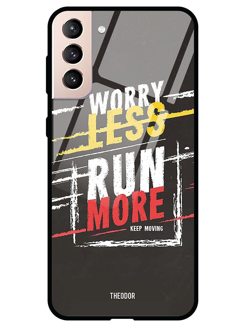 Theodor Protective Tempered Glass Case Cover Samsung Galaxy S21  Worry Less - Image 1