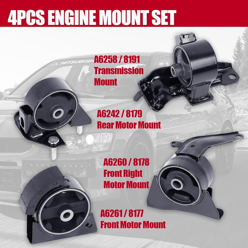 GEUMRI Engine Motor Mount Set for 1993-1997 Geo Toyota Corolla Prizm 1.6L DOHC - Image 3