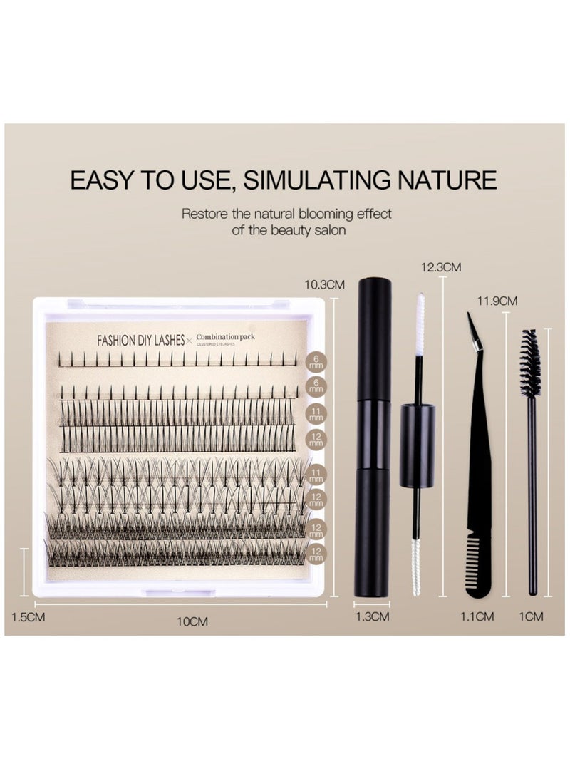 282Pcs Barbie DIY Single Cluster False Eyelashes Glue Set Natural Segmented Grafting Eyelash Extension Kit - pzsku/ZA44519B580ED1CF8C15DZ/45/_/1708758571/4307e17e-abbd-470f-82f5-27309b316087