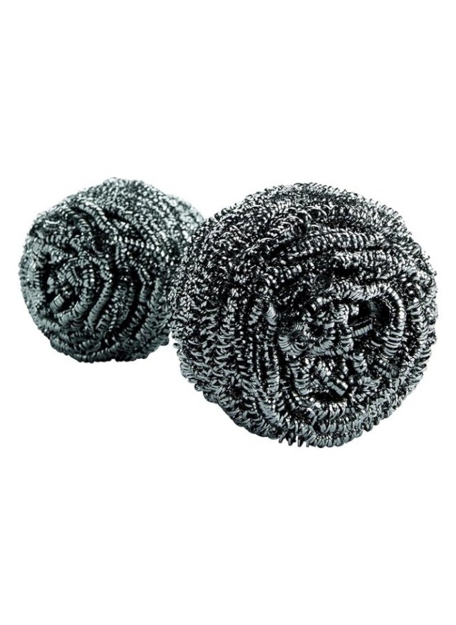 Generic Stainless Steel Metal Spiral Scrubber, Scouring pad, Ideal for Cast Iron Pans, Powerful Scrubbing for Stubborn Messes  - Image 1