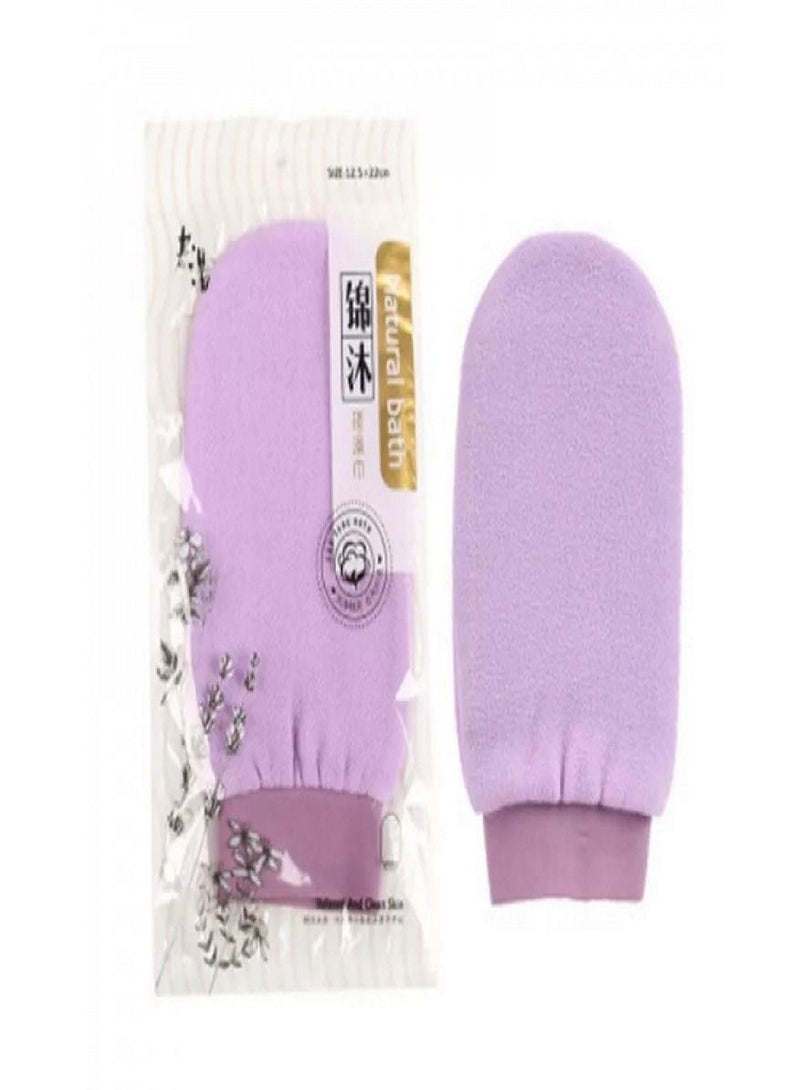 Korean Loofah for Peeling and Body Cleaning Purple Color-2pcs  - Image 2