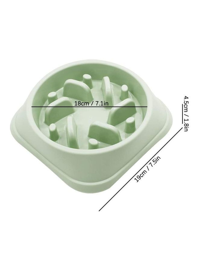 NIBEMINENT Anti-Slip Pet Slow Feeder Green 19x4.5cm - Image 2