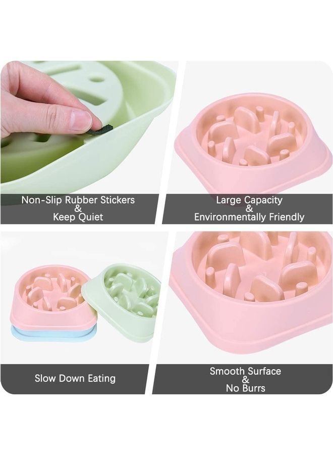 NIBEMINENT Anti-Slip Pet Slow Feeder Green 19x4.5cm - Image 3