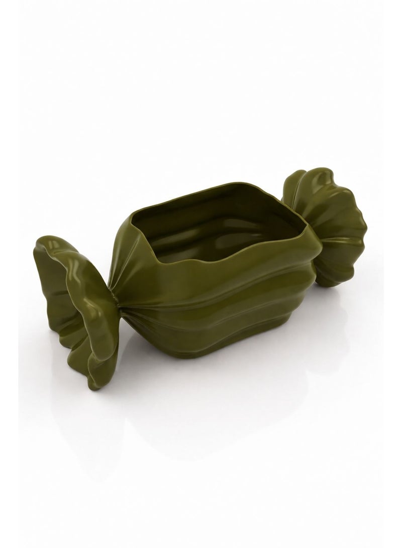 Decorative Candy-Shaped Dessert Serving Bowl – Appetizer & Sweets Plate