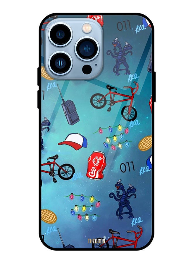 Theodor Protective Tempered Glass Case Cover For Apple iPhone 13 Pro Stranger Things - Image 1